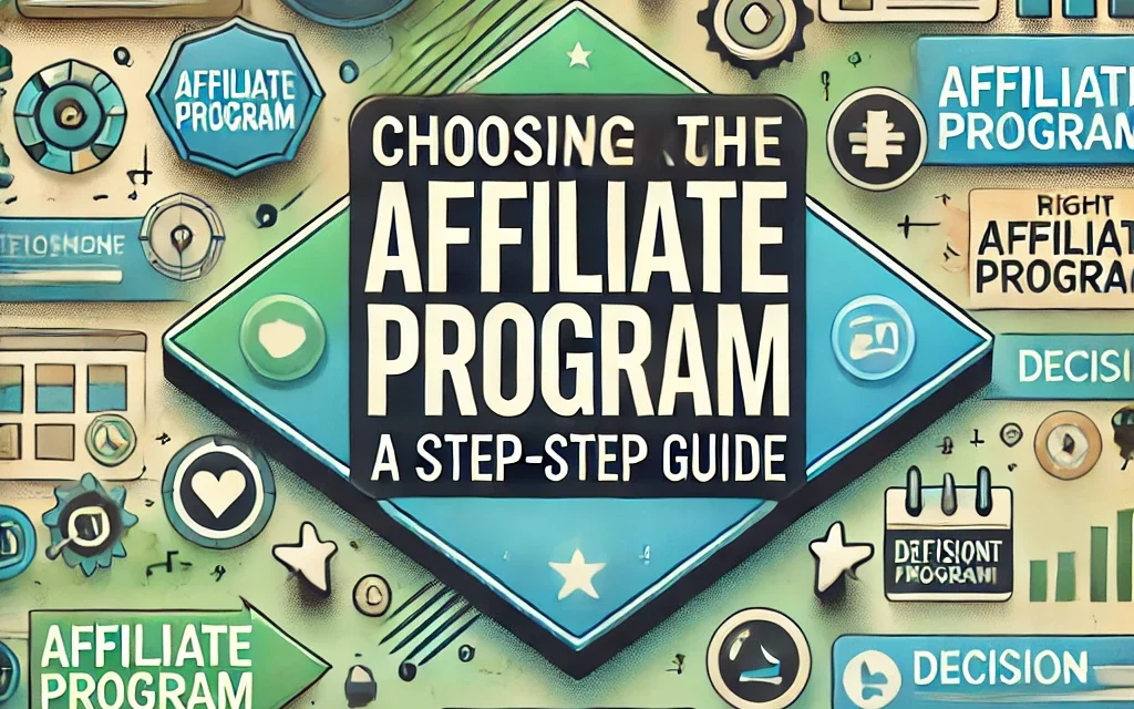 Choosing the Right Affiliate Program: A Step-by-Step Guide